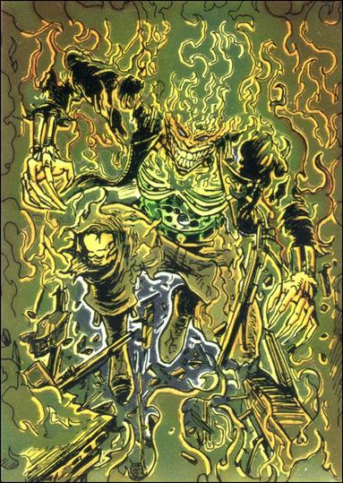 Evil Ernie Series II Chromium: Glow in the Dark (Base Set) card 36 Diabolical Duo 