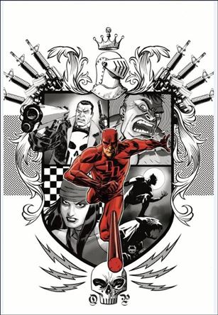 Marvel Knights 20th issue 2-D Dave Johnson 1:50 Cover