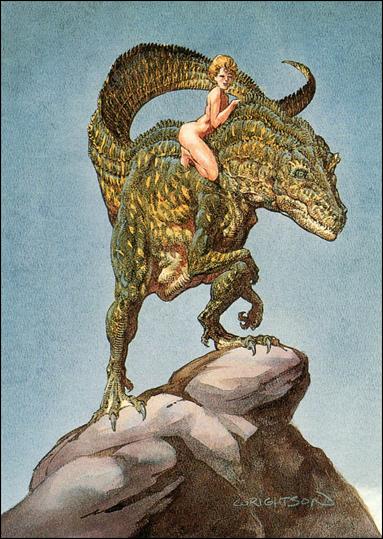 Bernie Wrightson II: More Macabre (Base Set) card 46 Alice Saurus