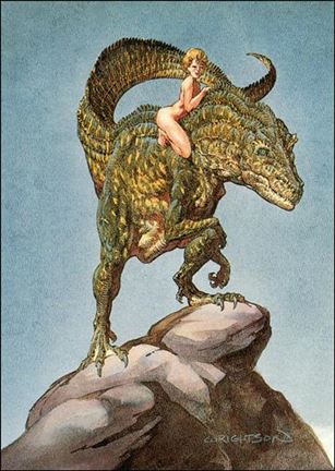 Bernie Wrightson II: More Macabre (Base Set) card 46 Alice Saurus