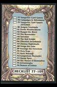 Battle Cards (Base Set) card 109 Checklist 77-109