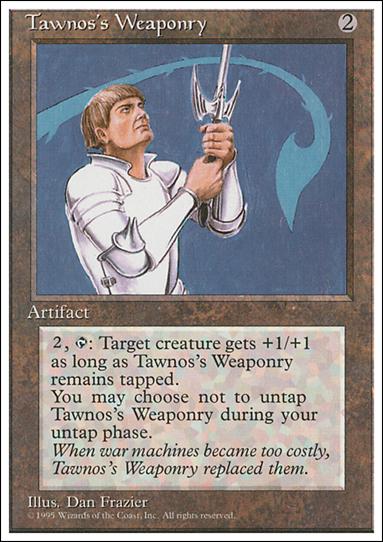 Magic the Gathering: 4th Edition (Base Set) card 349 Tawnos's Weaponry