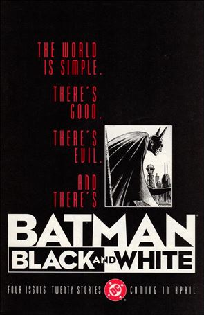 Batman Black and White (1996) Cover Image 1