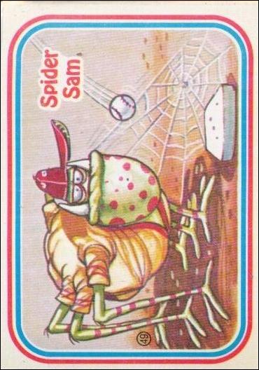Awsome! All-Stars (Base Set) card 49-B Spider Sam / Puzzle Back