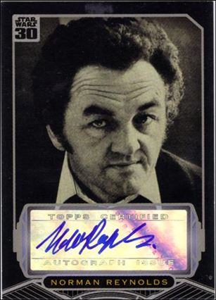 Star Wars 30th Anniversary (Autograph Subset) card nn19 Norman Reynolds 1/400 (1:1230 packs)