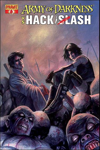 Army of Darkness vs. Hack/Slash issue 6 Stefano Caselli Cover 