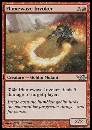 Magic the Gathering: Duel Decks: Elves vs. Goblins (Base Set) card 36 Flamewave Invoker