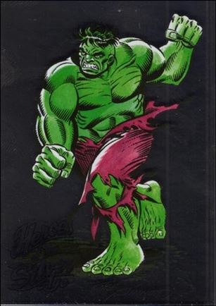 Marvel: The Silver Age (Heroes of the Silver Age Subset) card 8S Hulk