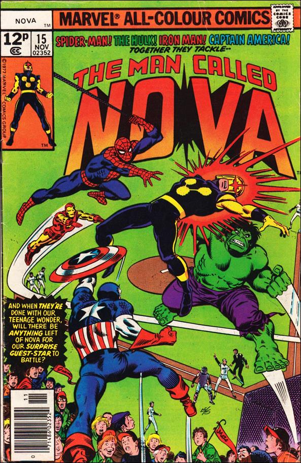 Nova (1976) issue 15-B UK Price Cover