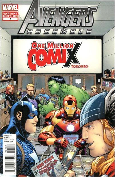 Avengers Assemble (2012) issue 1-SL One Million Comix Comic Shop Cover