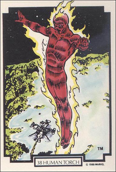 Best of Byrne (Base Set) card 38 Human Torch