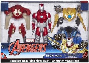 Marvel Titan Hero Series figure 12 Iron Man Combat Gear (Avengers)