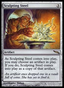 Magic the Gathering: Mirrodin (Base Set) card 238 Sculpting Steel