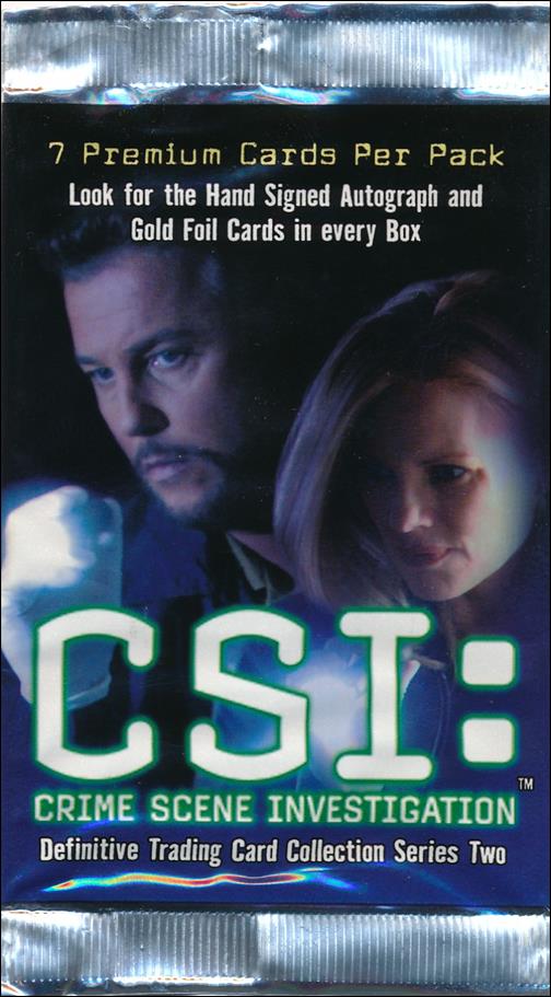 CSI: Crime Scene Investigation - Series Two card 2 Sealed Pack