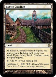 Magic the Gathering: Morningtide (Base Set) card 150 Rustic Clachan