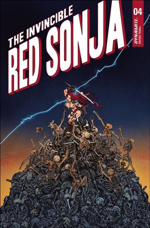 Invincible Red Sonja issue 4-F Moritat Cover