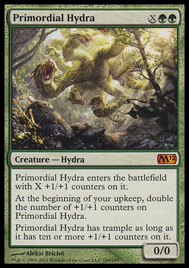 Magic the Gathering: 2012 Core Set (Base Set) card 189 Primordial Hydra