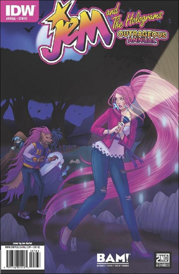 Jem and the Holograms Outrageous Annual issue 2015-D Jen Bartel Cover