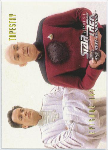 Star Trek: The Next Generation - The Episode Collection Season Six (Base Set) card 580 Tapestry, Episode 141A
