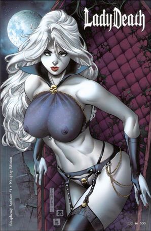 Lady Death: Blasphemy Anthem (2019) issue 1-G Mike DeBalfo Naughty Edition 1/500