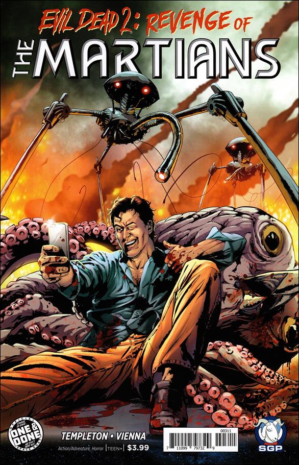 Evil Dead 2: Revenge of the Martians issue 1 Michael Montenant Cover