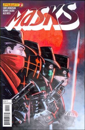 Masks issue 2-D Howard Chaykin Cover