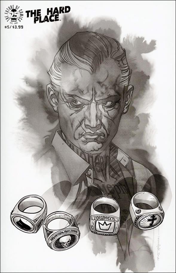 Hard Place issue 5-C Brian Stelfreeze Black & White Cover