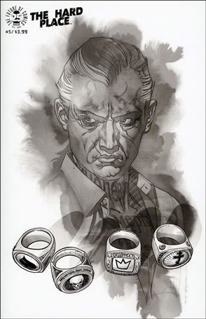 Hard Place issue 5-C Brian Stelfreeze Black & White Cover