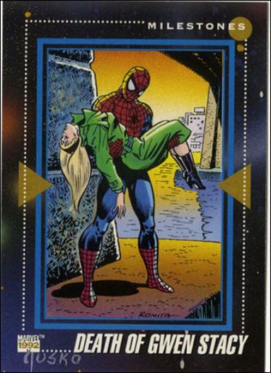 Marvel Universe: Series 3 (Base Set) card 197 Death of Gwen Stacy