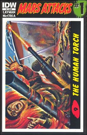 Mars Attacks (2012) issue 1-I Card #9 (The Human Torch)
