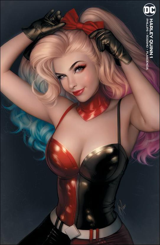 Harley Quinn (2021) issue 1-I Warren Louw KRS Comics Minimal Trade Cover