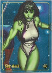 Marvel Heroes Figure Factory: Series 1 (Base Set) card 48 She-Hulk