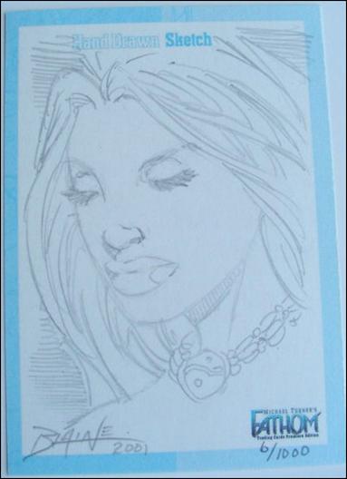 Michael Turner's Fathom (Sketch Card Subset) card Blaine Aspen
