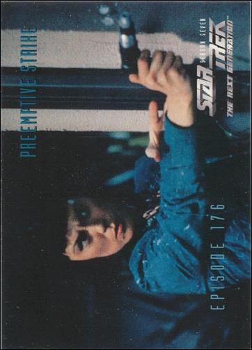 Star Trek: The Next Generation - The Episode Collection Season Seven (Base Set) card 716 Preemptive Strike, Episode 176-B