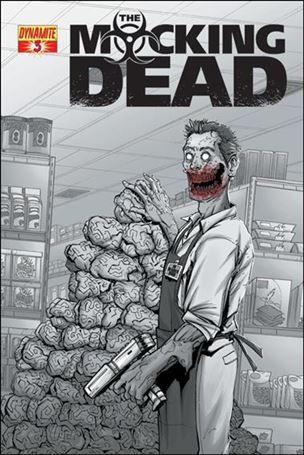 Mocking Dead issue 3-B Max Dunbar Subscription Cover