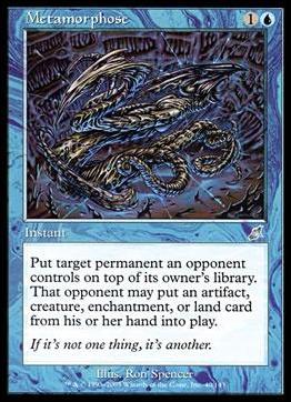 Magic the Gathering: Scourge (Base Set) card 40 Metamorphose