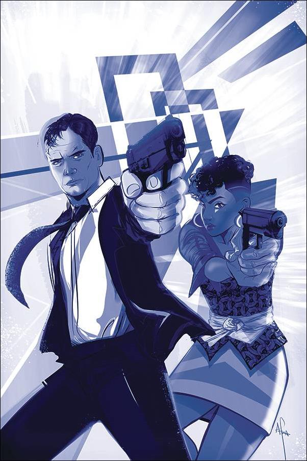 James Bond (2019) issue 6-D 1:15 Blue Tint Virgin Cover