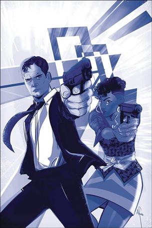 James Bond (2019) issue 6-D 1:15 Blue Tint Virgin Cover