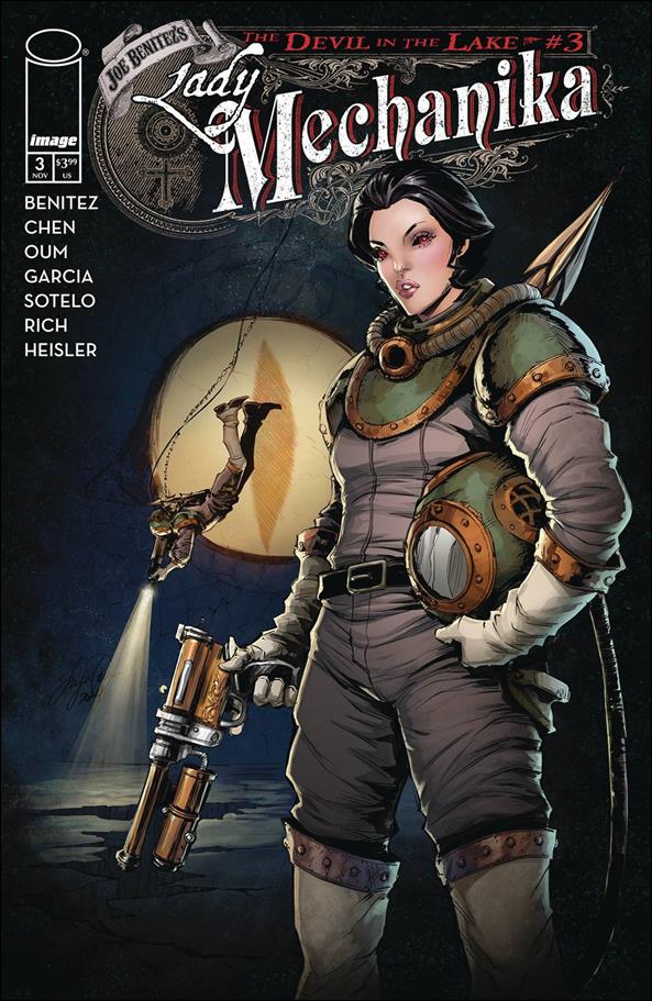 Lady Mechanika: The Devil in the Lake issue 3-B Siya Oum Cover