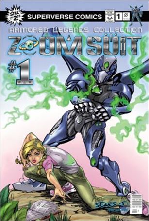 Zoom Suit issue 1-H Bart Sears Armored Legends Cover