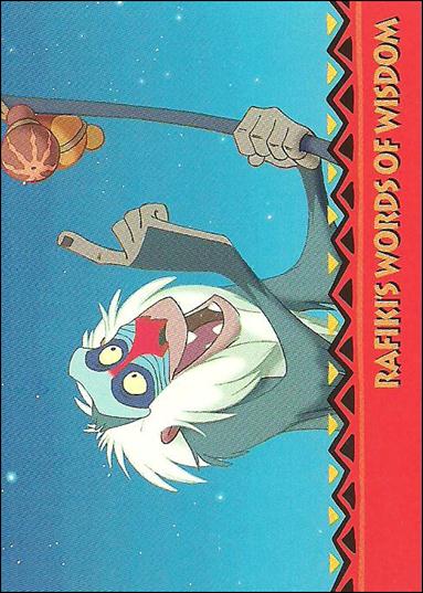 Lion King: Series II (Base Set) card 167 You follow old Rafiki. He knows the way.