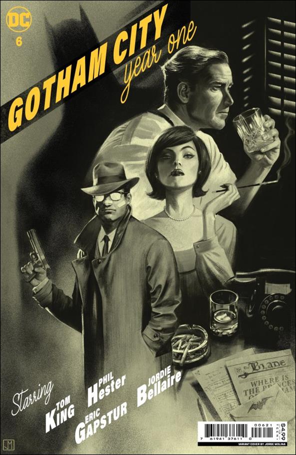 Gotham City: Year One issue 6-B Jorge Molina Cover