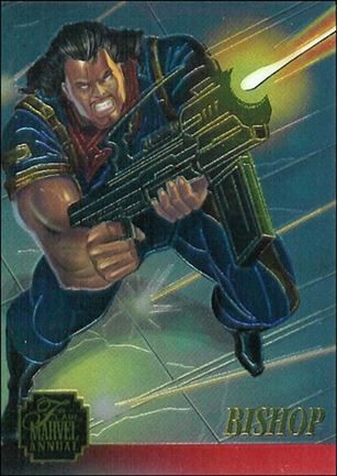 Marvel Annual Flair '95 (Chromium Subset) card 10 Bishop