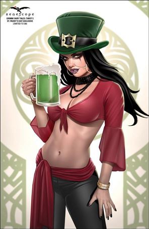 Grimm Fairy Tales: Tarot issue 5-E Keith Garvey St. Paddy's Day Cover 1/250