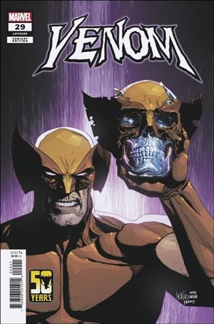 Venom (2022) issue 29-B Leinil Francis Yu Wolverine 50th Anniversary Cover