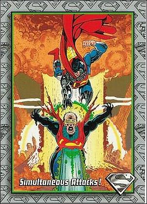 Return of Superman (Base Set) card 48 Simultaneous Attacks!