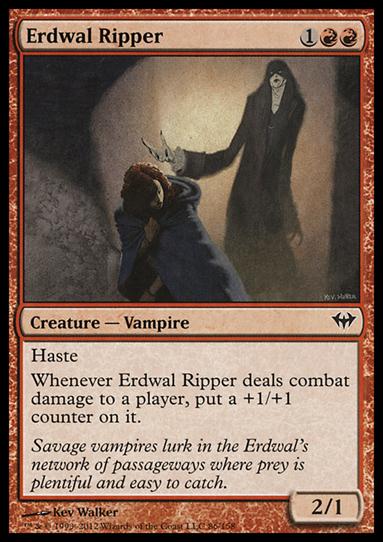 Magic the Gathering: Dark Ascension (Base Set) card 86 Erdwal Ripper