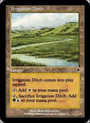 Magic the Gathering: Invasion (Base Set) card 324 Irrigation Ditch