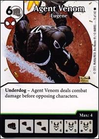 Marvel Dice Masters Amazing Spider-Man card 75 Agent Venom: Eugene