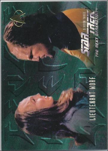 Star Trek: The Next Generation - The Episode Collection Season Three (Base Set) card 225 Lieutenant Worf